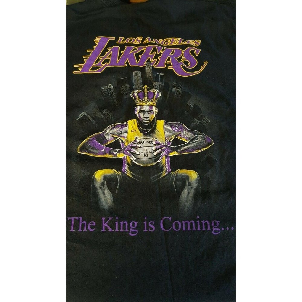 Los Angles Lakers Lebron James 2018 Tee Shirt Men